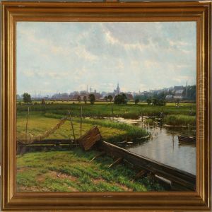 Summer Day Near Randers,denmark