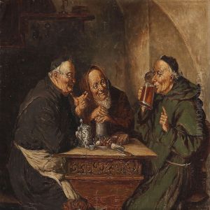 Inn With Drinking Monks