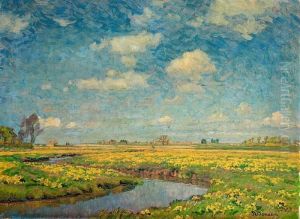View From A Danish Summer Landscape by Peder Vilhelm Jensen-Klint