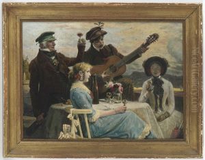 Musizierende Gesellschaft by Hans Gabriel Jentzsch