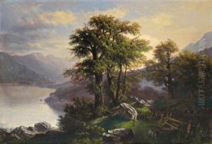St-gingolph Au Lac Leman
St-gingolph At Lake Of Geneva by Jules Jequier