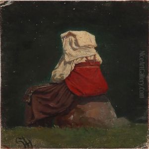 A Back Turned Italian Woman by Harald Jerichau