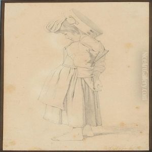 A Young Italian Woman by Harald Jerichau