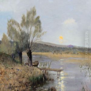 Landscape by Holger Hvitfeldt Jerichau