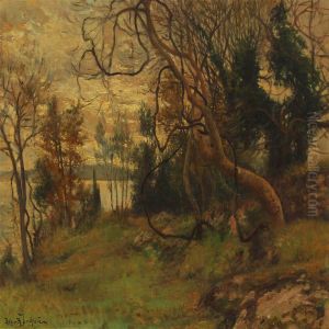 Coastal Scenery With Trees by Holger Hvitfeldt Jerichau