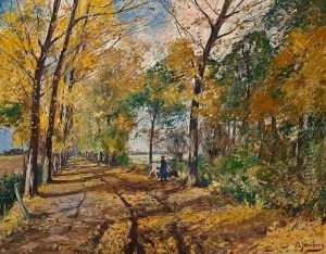A Path Through The Woods by August Jernberg