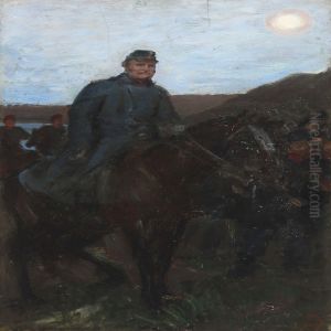 Portrait Of General F by August Andreas Jerndorff