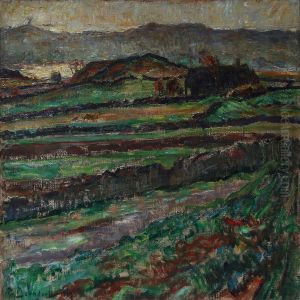 Landscape With Farm by Poul Jerndorff