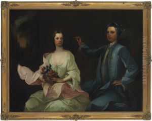 Double Portrait Of Robert Mason Of Masonbrook Double Portrait Of Robert Mason Of Masonbrook