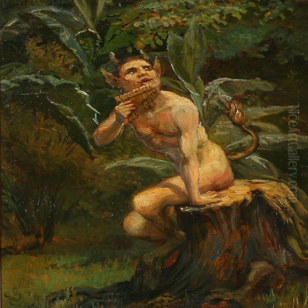 Pan In A Forest - view 1