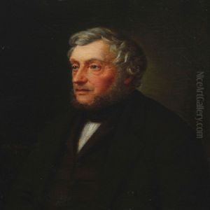 Portrait Of A Frisian Gentleman by Carl Ludwig Jessen