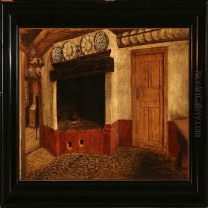 Kitchen Interiorfrom Deetzbull In Schleswig by Carl Ludwig Jessen