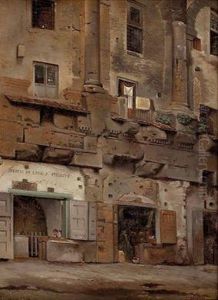 Beim Marcellus-theater In Rom by Carl Ludwig Jessen