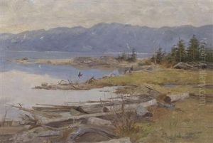 Lakeland Landscape In The Mountains by Eugene Jettel
