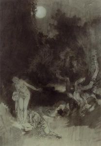 Versuchung Des Heiligen Antonius by Rudolf Jettmar