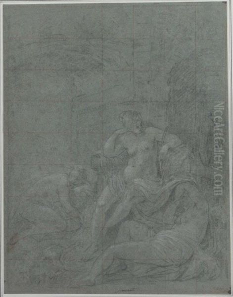 A Mythological Scene With Nymphs Resting - view 1