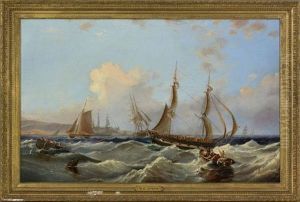 Coastal Scene With Ships