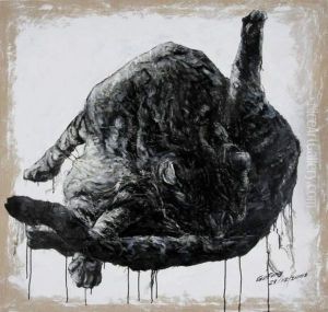 Chat Noir No. 1, 2002 by Feng Ji