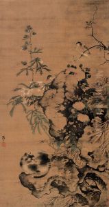 Lu Jibird And Flower by Lu Ji