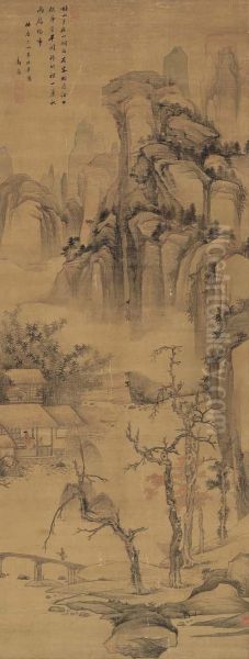 Landscape After Tang Yin - view 1