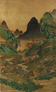 Blue-green Landscape by Li Jian