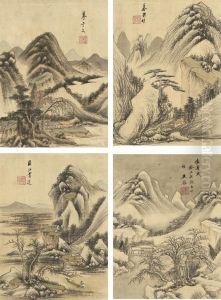 Landscapes After Old Masters by Wang Jian