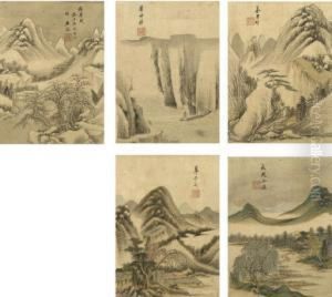 Landscapes by Wang Jian