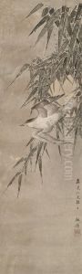 Bird And Bamboo by Gao Jianseng
