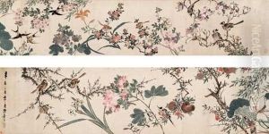 Flower And Birds by Chen Jiayan