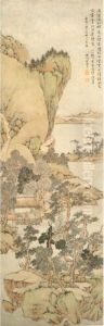 Landscape After Wen Zhengming by Zhai Jichang