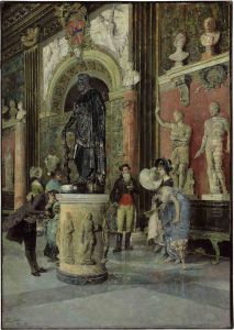 In The Capitoline Museum, Rome by Luis Jimenez Y Aranda