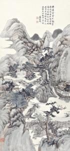 Waterfall In The Ravine by Xia Jingguan