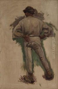Study Of A Man From Lhotky by Milos Jiranek