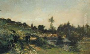 Promenade Dans La Campagne by Gaston Jobbe-Duval