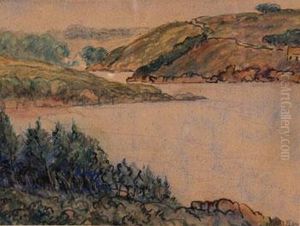 Bord De Riviere Synthetiste by Fernand Jobert
