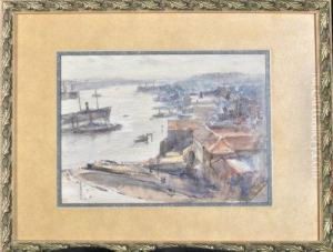 North Shields Harbour by Robert Jobling