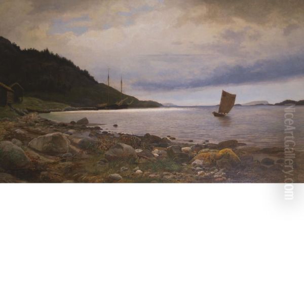 Ships In An Inlet - view 1