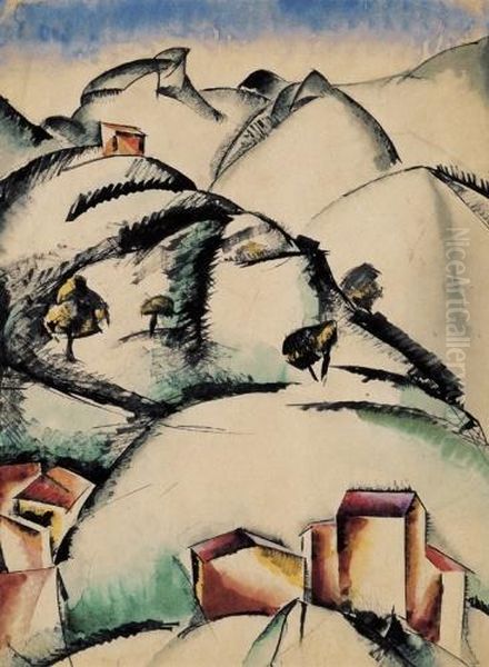 Landscape With Houses - view 1
