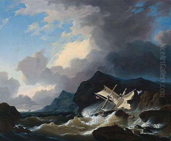 Sailingvessel In Distress - view 1