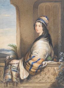Portrait Of A Lady by Tony Johannot