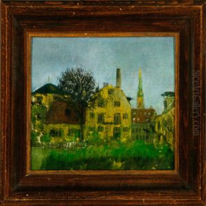 Garden Scene Fromchristianshavn, Denmark