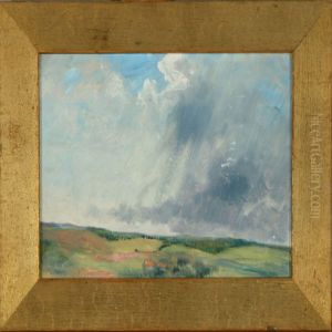 Danish Summer Landscape by Fridolin Johansen