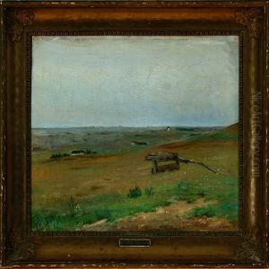 A Danish Summer Landscape by Fridolin Johansen