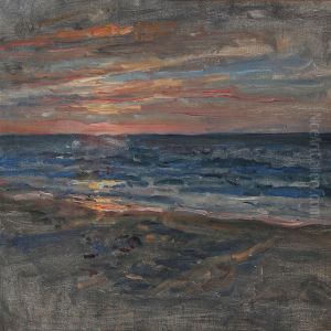 Sunset At Laeso Island by Viggo Johansen
