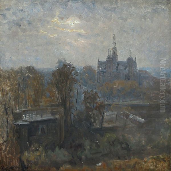 View Of Rosenborg Castle In Denmark - view 1