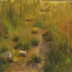 Study Of Meadow by Viggo Johansen