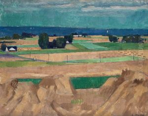 Summer Landscape From Skane, Sweden by Johan Johansson