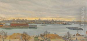 Utsikt Fran Strandvagen - Stockholm by Nathan Johansson