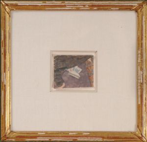 Woman Holding A Prayer Book by Gwendolen John