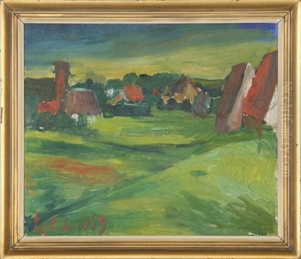 Scenery With Houses - view 1